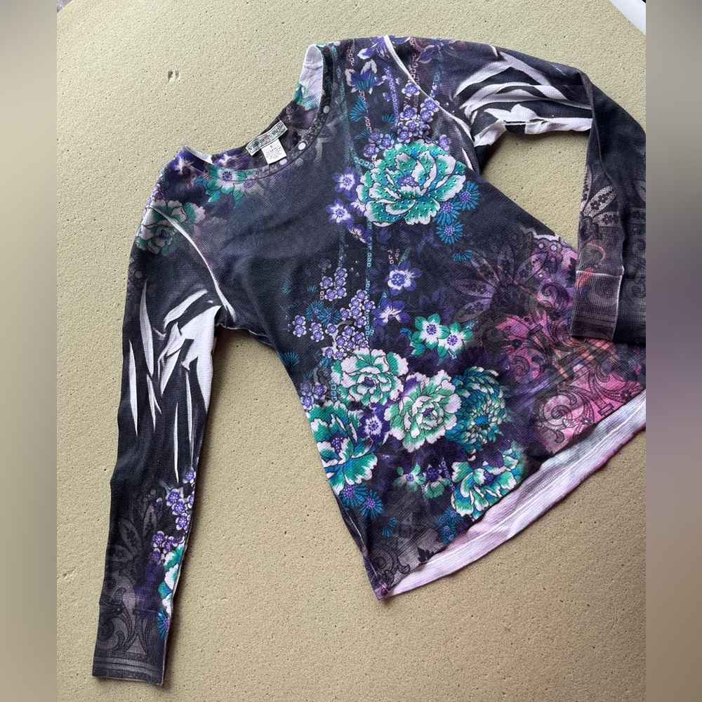 Vintage Suzie Thermal long sleeve size S